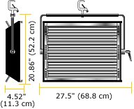 Lowel Light Mfg FLS-650DM Studio 650 DMX Dimmable 120v Model