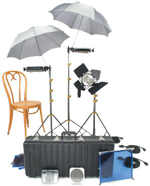 Lowel Light Mfg TO-973LBZ "Basically 3 Kit" with LB-35 Soft Case TO-973LBZ