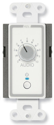 Radio Design Labs D-ECR1L Power On/Off & Level Remote Control in White D-ECR1L