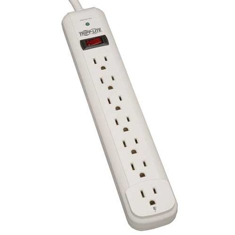 Tripp Lite Striker 7 outlet, 6-ft cord, 1080 joule strip - Protect It! Surge Suppressor STRIKER