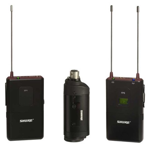 Shure FP135/83-G5 FP Bodypack & Plug-On Wireless Microphone System with WL183 Lavalier FP135/83-G5