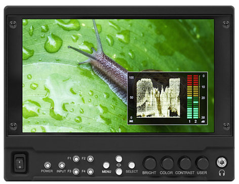 Marshall Electronics V-LCD70MD 7" High Brightness Modular Camera-Top Monitor (No Modules Included) V-LCD70-MD