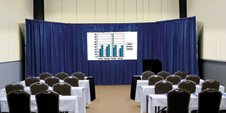 Da-Lite 36526 9' x 12' Fast-Fold® Ultra Velour Drapery Kits for Deluxe Frames 36526
