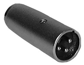 Philmore 30-664 3-Pin Mini XLR-F To 3-Pin Standard XLR-M Adapter