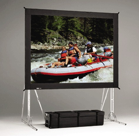 Da-Lite 99863 10'6" x 18'8" Fast-Fold® Truss Frame Portable Projection Screen, Dual Vision 99863