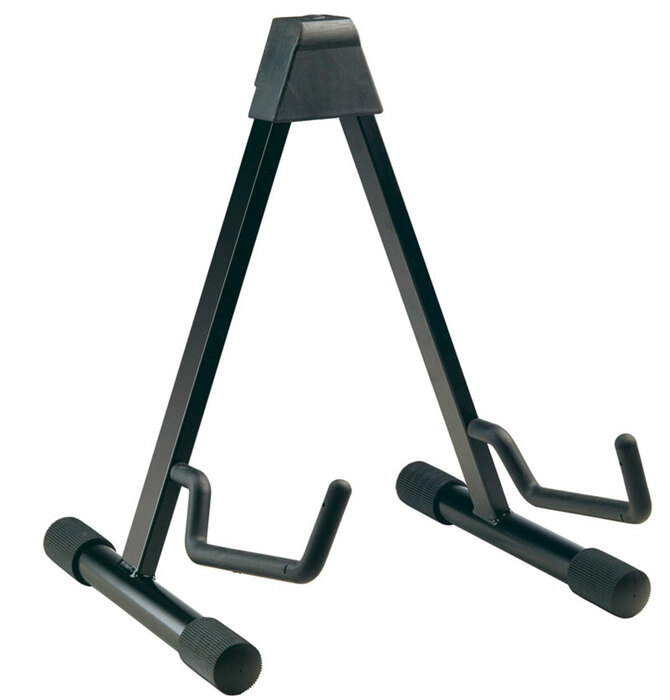 K&M 17541-BLACK A-Frame Electric Guitar Stand, Black