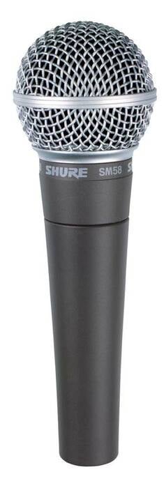 Shure SM58-X2U SM58 Cardioid Dynamic Vocal Mic With X2U USB Signal Adapter