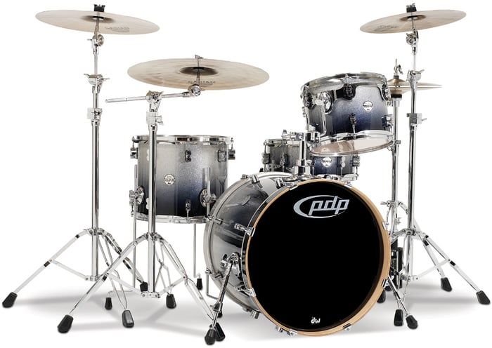 Pacific Drums PDCM2014 Concept Series Maple 4-Piece Shell Pack: 16x20" Bass Drum, 9x12" Rack Tom, 12x14" Floor Tom, 5.5x14" Snare Drum