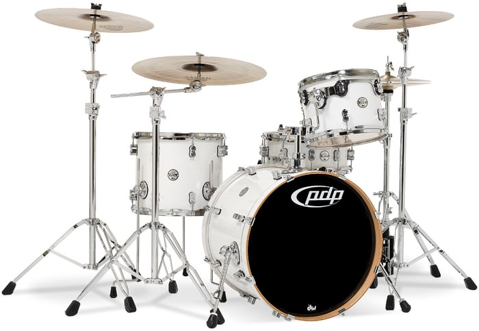 Pacific Drums PDCM2014 Concept Series Maple 4-Piece Shell Pack: 16x20" Bass Drum, 9x12" Rack Tom, 12x14" Floor Tom, 5.5x14" Snare Drum