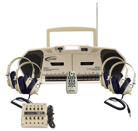 Califone 2395PLC 4-Person MusicMaker System