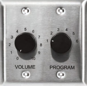 Lowell CS650-SS Volume Control with Selector Switch (Standard/Stainless) CS650-SS