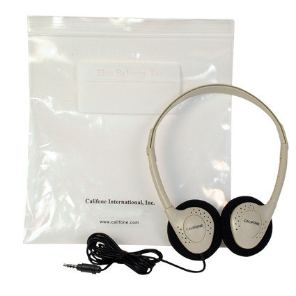 Califone International CA-2 Individual Storage Stereo Headphones CA-2
