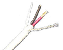 Liberty AV Solutions 16-2C-PSH-WHT 16 AWG 2 Conductor Twisted Shielded Plenum Cable 16-2C-PSH-WHT