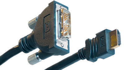 Liberty AV E-HD-DVI-03 3 Meter HDMI "A" To DVI-D Male CL2 Cable
