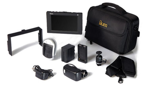 ikan Corporation D5w-DK-S D5w 5.6" LCD Monitor Deluxe Kit forSony L Series Batteries D5W-DK-S