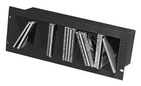 Lowell MH-4-CD Media Holder For CDs, 4 Rack Units