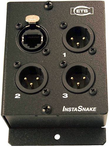 ETS PA205M 3x XLR-F to RJ45 InstaSnake Adapter ETS-PA205M