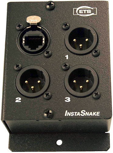 ETS ETS-PA205M 3x XLR-F To RJ45 InstaSnake Adapter