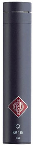 Neumann KM 185 mt Hypercardioid Condenser Microphone in Matte Black Finish with K50 Capsule and Accessories KM185-MT