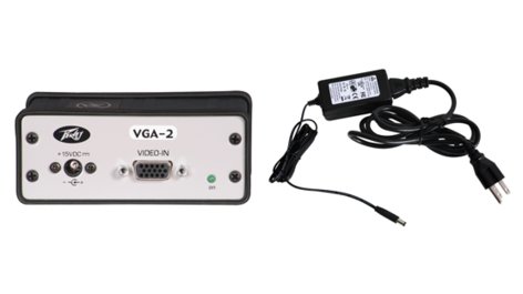 Peavey VGA-2 Buffer Amplifier, HD15 I/O, 15VDC Power Supply