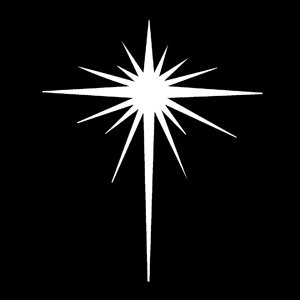 Apollo Design Technology MS-3289 Steel Gobo, Bethlehem Star