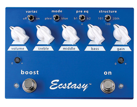 Bogner ECSTASY-BLUE Overdrive Guitar Pedal