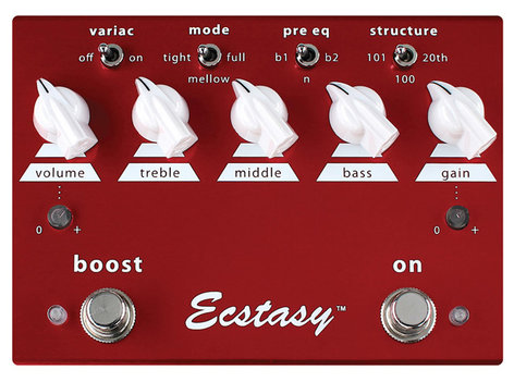 Bogner ECSTASY-RED Overdrive Guitar Pedal ECSTASY-RED