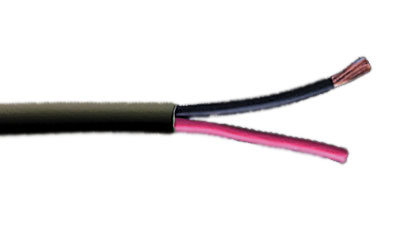 Liberty AV Solutions 16-2C-TTP-BLK Black Tight Tube Plenum 16 AWG 2 Conductor Speaker Cable 16-2C-TTP-BLK