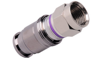 Liberty AV CM-RG6M-F F Plug For RG6 Coax Cable