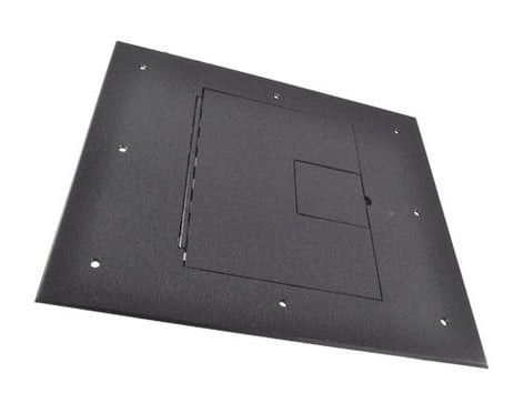 FSR FL-540P-BLK-C Cover (No Flange) With Hinged Door, Black Sandtex