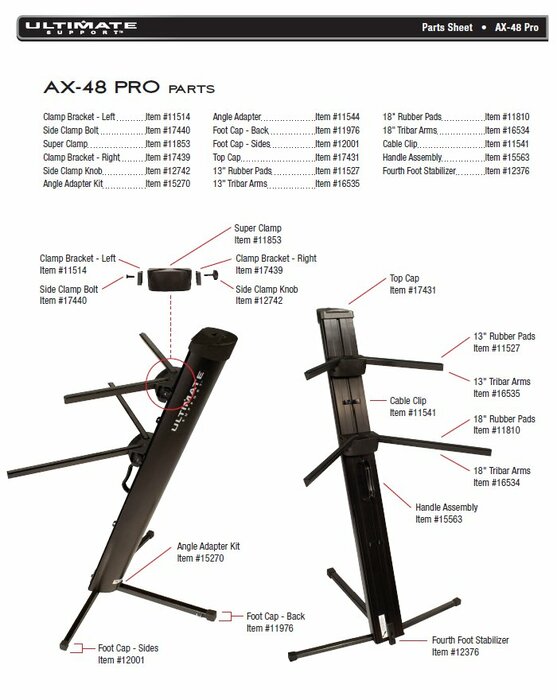 Ultimate Support 11976 Large Foot For AX-48