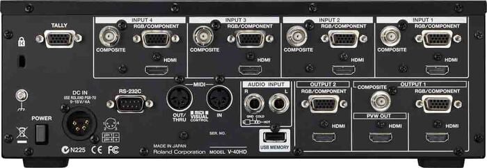 Roland Professional A/V V-40HD Multi-Format HD Video Switcher