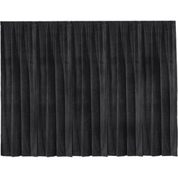 Da-Lite 36720 54"x74" FastFold® Skirt Drape, Ultra Velour 36720
