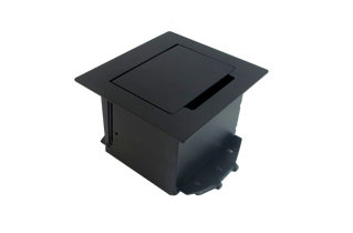 Ace Backstage Co. 146SL-BK Table Top Pocket, Conference Port 146SL-BK