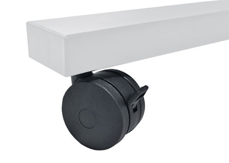 Argosy Consoles 90-CASTERS-4-KIT Caster Kit, for 90 Series Desk (4-Pack) 90-CASTERS-4-KIT