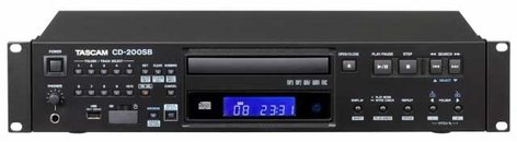 Tascam CD-200SB Rackmount CD Player with SD and USB CD200SB