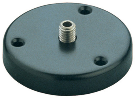 K&M 221D Table Flange With 3/8" Thread