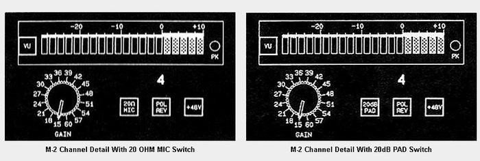 John Hardy M-2-4CH M-2 4-Channel 4-Channel Microphone Preamplifier