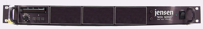 John Hardy Company Twin Servo 990 1-CH 1-Channel Microphone Preamplifier 990-1CH