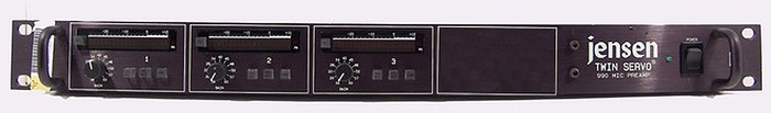 John Hardy Company Twin Servo 990 3-CH 3-Channel Microphone Preamplifier 990-3CH