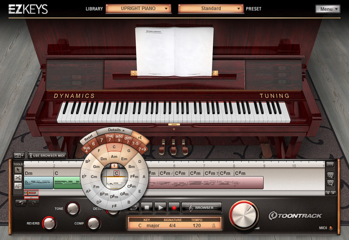 Toontrack EZ-KEYS-UPRIGHT Upright Piano Software Instrument  (Electronic Delivery)