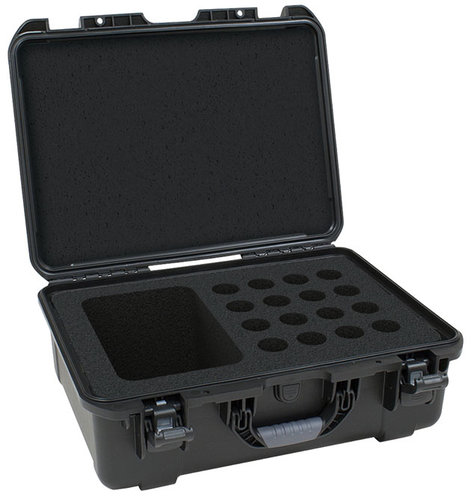 Gator Cases GM-16-MIC-WP Waterproof Microphone Case for 16 Microphones GM-16-MIC-WP