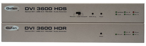 Gefen Inc EXT-DVI-3600HD DVI/USB 2.0/RS-232/Analog Audio Extender EXT-DVI-3600HD