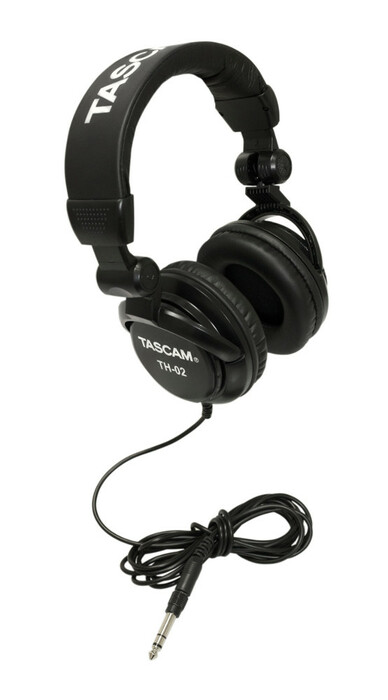 Tascam TH-02 Multi-Use Studio Grade Headphones in Black TH-02