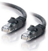 Cables To Go 27151 3' Cat6 550MHz Snagless Patch Cable, Black