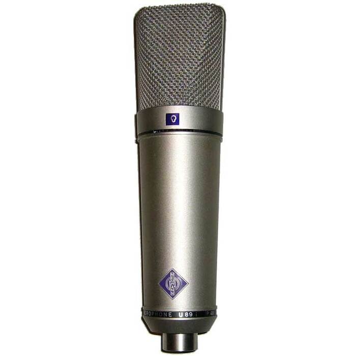 Neumann U 89 i Mulitpattern Microphone in Satin Nickel Finish with K 89 Capsule and Wood Box U89I-SILVER