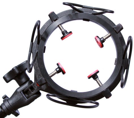 Rycote 044912 InVision USM-VB Universal Studio Shockmount For Microphones 55-68mm In Diameter, 99g Weight Cap.