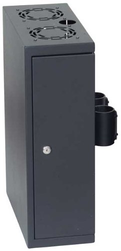Premier Mounts GB-MX310 Large Equipment Storage GearBox™ for Dual Pole Carts and Stands GB-MX310