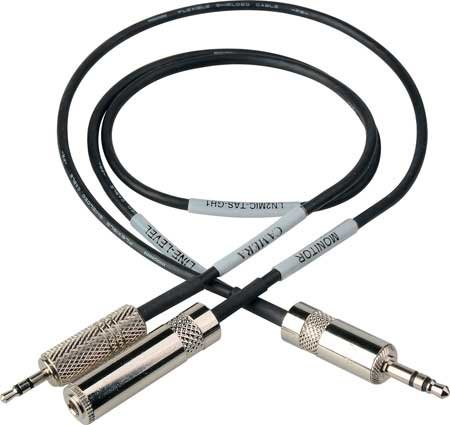 Sescom LN2MIC-TAS-GH1 2.5mm Line to Mic 35dB for TASCAM DR-100 with Monitoring LN2MIC-TAS-GH1