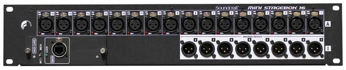 Soundcraft Mini Stagebox 16 16 x 8 Mini Stagebox for Si and Vi Consoles with MADI Card MINI-STAGEBOX-16